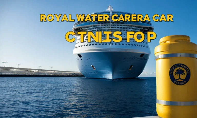Can I Bring Water On Royal Caribbean?