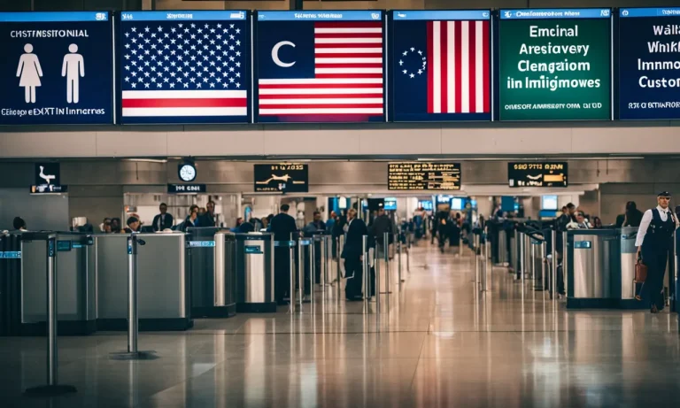 Do You Go Through Customs When Leaving The Us?