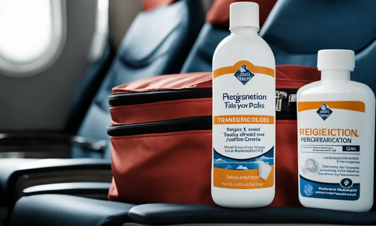 How To Travel With Refrigerated Medication Through Tsa