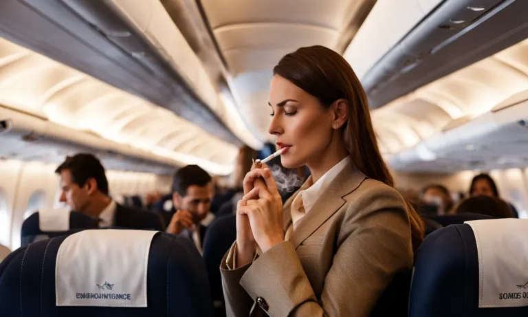 What Happens If You Smoke On A Plane? Consequences And Fines Explained