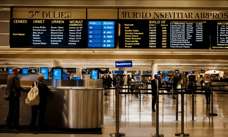 What Time Does Dulles Airport Open? A Detailed Look At Hours Of Operation