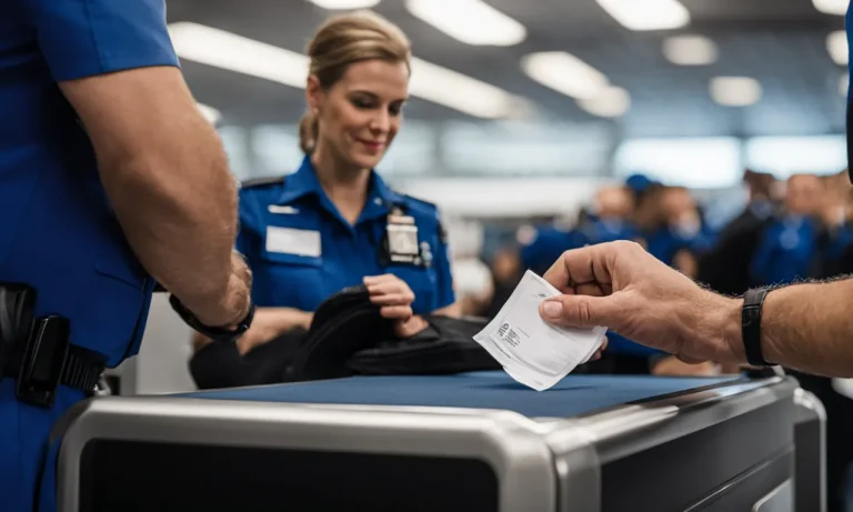 Why Does The Tsa Wipe Your Hands?