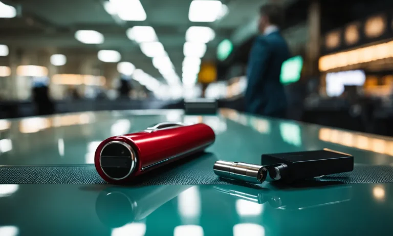 Will A Vape Be Detected At The Airport?